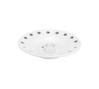 Trixie Comedero Cerámico Razas Hocico Corto,ø15cm, Blanco, para Gatos