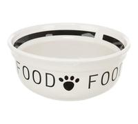 Comedero para Perro Trixie Blanco Negro Ø 13 cm 250 ml