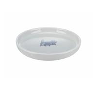 Trixie Comedero de cerámica, 0,6 l/ø 23 cm, Gris, para Gatos
