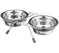 Comedero doble EAT-ON-FEET con protecciones de silicona - Cantidad: 250 ml