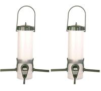 Trixie Comedero Exterior, 4 Posaderos, 450 ml, 23 cm, Pájaros (Paquete de 2)