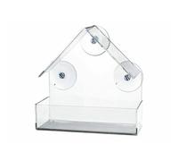 TRIXIE Comedero Pájaros para Ventana, 225 ml, 15 x 15 x 6