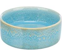 TRIXIE - Comedero para Perro de cerámica, 0,4 l/ø 13 cm., Azul