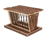 Trixie Comedero Para Roedores 40x22x30cm Cobayas Conejos Madera Techo