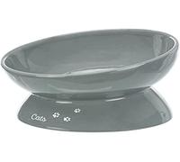 Trixie Comedero XXL, cerámica, 0.35 l/ø 17 cm, Gris