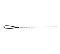 Correa cromada con mango de nylon - Color del Producto: Negro | Mediciones: 1,1 m/2 mm
