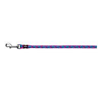 Trixie - Correa Cavo Nylon Azul-Rosa Neón para Perro - S-M