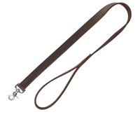 Correa rústica de cuero para perro - Tamaño: M/L | Color del Producto: Marrón oscuro