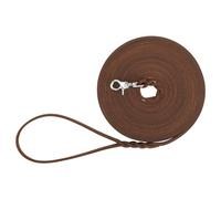 TRIXIE Correa de Rastreo para Perros | Correa de piel de diseño clásico para perros, resistente, duradera y antideslizante, cómoda de usar en la vida cotidiana