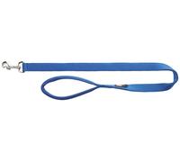 TRIXIE Correa Premium, Doble, L-XL, 1.00m/25mm, Azul, para Perros