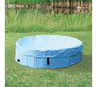 TRIXIE Cubierta para la Piscina para Perro para Perros, azul petróleo/gris