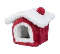 Trixie Cuddly Cave Ratón/Hamster Rojo/Blanco 15x15x12 cm