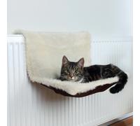 Trixie Cuenca para Reposar Radiador Felpa Terciopelo 45x26 CM Crema / Braun