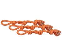 Trixie Cuerda de Juego, Algodón, Multicol.,Dobl,500g,60cm (Paquete de 3)