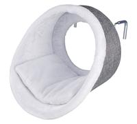 Trixie Cueva De Peluche Para Calentador Blanco/Gris Ø 38x34cm Para Gatos Mascota