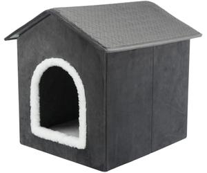 Trixie Cueva Livia, 38 × 41 × 44 cm, Gris Oscuro/Blanco