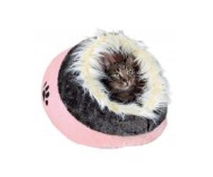Trixie cueva perro y gato suave minou rosa