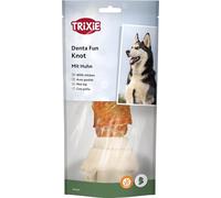 TRIXIE Denta Fun Hueso Anudado, Pollo, 120g/18cm, Pack of 1