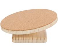 TRIXIE Disco para Correr, Hamster, Madera, Corcho, ø 22 cm