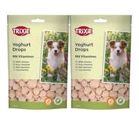 TRIXIE Drops Vitaminados, Yogur, 200 g, Perro (Paquete de 2)