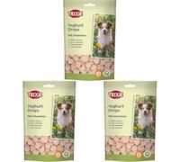 TRIXIE Drops Vitaminados, Yogur, 200 g, Perro (Paquete de 3)