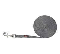 TRIXIE Exhibiciones y Entrenamiento - Correa de rastreo, Extra Ligera, XS-S, 15 m/10 mm, Grafito