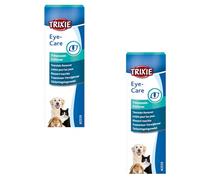 Trixie Eye-Care Removedor de Manchas de lágrimas | Paquete Doble | 2 x 50 ml | para Perros, gatos y Otros Animales pequeños | Puede Ayudar a Eliminar Suavemente Las Manchas de Ojos llorosos