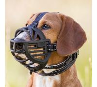Bozal Flex de Silicona para Perros Negro - Talla XL-XXL
