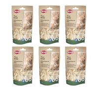 Trixie Freeze Dried Pollo & Queso | 6 x 25 g | Alimento complementario para Gatos | Snack liofilizado | Adecuado para alergias alimentarias | Sin aditivos