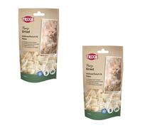 Trixie Freeze Dried Pollo & Queso | Paquete Doble | 2 x 25 g | Alimento complementario para Gatos | Snack liofilizado | Adecuado para alergias alimentarias | Sin aditivos