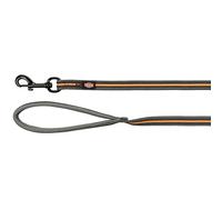 Correa de trabajo Fusion gris/naranja - Trixie - Mediciones: 10 m/17 mm