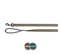 TRIXIE Fusion - Fusion Correa, Extra Largo, L-XL, 1,80 m/25 mm, Grafito/Azul océano