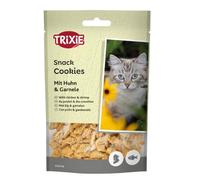 TRIXIE Cookies con Pollo & Camarón | 50 g | Snack para Gatos con Pollo & Camarón | Deliciosa recompensa Entre Comidas | Variedad aromática | Receta sin azúcares añadidos