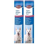 TRIXIE Gel Higiene Dental Sabor a Ternera para Perros (Paquete de 2)