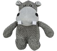 Trixie Hippo - Juguete de Peluche para Mascotas, Suave y Acogedor, con chirrido Integrado, Juego Interactivo y cómodo, Suave y cómodo para Todas Las Razas