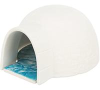 TRIXIE - Iglú Refrescante para Hámsters y Pequeños Roedores, 13 × 9 × 15 cm, Cerámica con Placa de Refrigeración Extraíble, Refugio Térmico para Verano