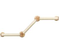 Trixie Juego de 2 Muebles de Pared para Gatos, Juego de Escalada de Pared Personalizable para Gatos, con Dos Postes rascadores escalables, con Cuerda de sisal Duradera, en Color Natural/Blanco