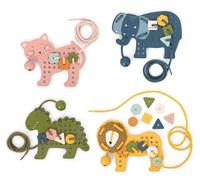 Trixie Juego de cuerda de madera con animales