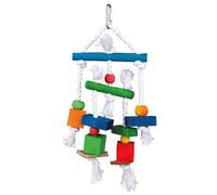 Brinquedo em Corda e Madeira para Gaiola