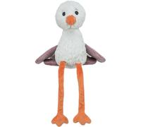 Trixie Juguete de Peluche de Avestruz para Perros y Gatos, Material Reciclado Suave, Juguete Interactivo con alas de Aluminio crujientes, compañero Acogedor y silencioso para un Juego Suave y