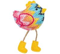 Trixie Juguete para gatos Pollo de peluche multicolor 11 cm, suave – 45471
