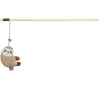 Trixie - Juguete Pateador para Gatos con Hierba Gatera (38 cm) - Peluche Interactivo Alargado con Catnip - Ideal para Morder, Luchar y Patear - Estimulante, Suave y Seguro