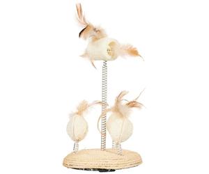 TRIXIE Juguete sobre muelles, con sisal, ø15x30 cm