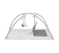 Trixie Junior Alfombra Rascadora Gris/Gris Claro, 60x33x42 Cm, Con Juguetes