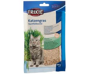 Trixie Katzengrass Nachfüllbeutel, 1er Pack (1 x 100 g)