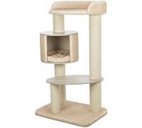 Trixie Kiara 48152 - Árbol rascador XXL para Gatos con una acogedora Cueva de 135 cm, Color Crema, cómodo y Estable