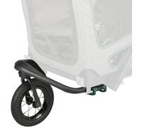 TRIXIE - Kit de Conversión de Corredor para Remolque de Perro 12800, Rueda Delantera 360° (Negro)