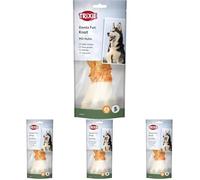 TRIXIE Knotted Chicken Chewing Bone para Perros (Paquete de 4)