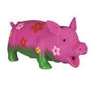 Trixie l?tex Pig con flores y animales sonido, 20?cm