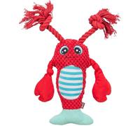 TRIXIE Langosta Peluche para Perros con Squeaker - Rojo, 34 cm